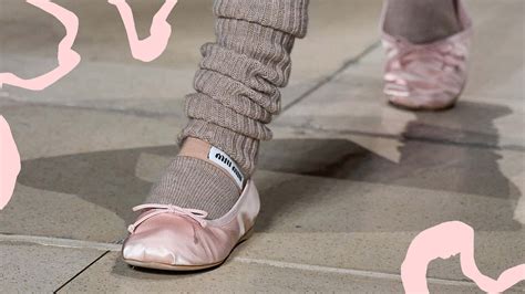 miu miu chunky shoes|Miu Miu ballet flats.